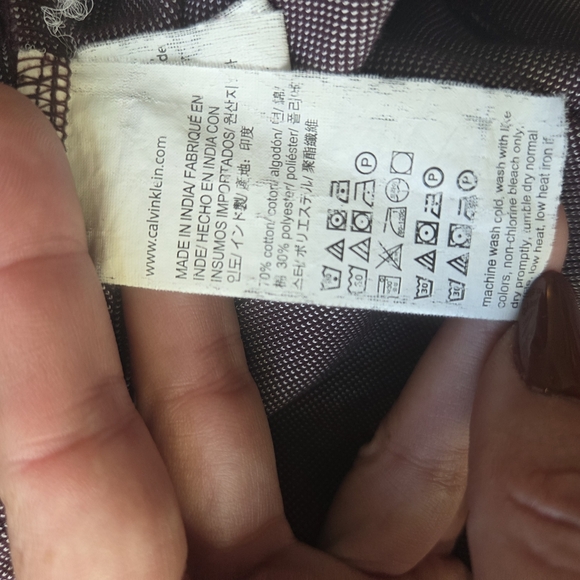 Irridescent Calvin Klein Quarter-Zip Sweater - Picture 7 of 8